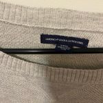 American Eagle Heather Grey Crewneck Lightweight Sweater Size SP Photo 2
