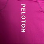 Peloton Women's Athletic Sporty 1/2 Zip Warm Up Pink Logo Long Sleeve Sz S Photo 1