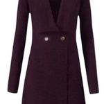 CAbi  Regal Longline Duster Button Shawl Collared Cardigan Cozy Holiday Luxury M Photo 1