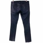 J Brand  Coated Pencil Leg Jeans in Venom Black 29 Photo 4