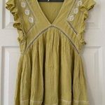 Free People  Falling Water Embroidered Boho Tunic small Photo 2