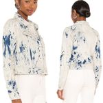 Free People Denim Jean Jacket Jones Tie Dye Bleached Western Size Small NWT NEW Photo 8