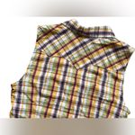 True Religion 90s  Western Plaid Women’s Snap Front Sleeveless Top Size Small Photo 8