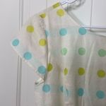EUC Francis Christian Francis Roth women’s white polka dot layered skirt dress 6 Photo 1
