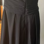 David's Bridal Womens David Bridal Sleeveless Black MIDI Dress Photo 5
