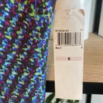 NWT Muse Colorful Print Party Cocktail Dress, 6 Purple Photo 3