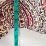 Rena Rowan VINTAGE  paisley print 100% silk button down blouse Women’s SIZE 18W‎ Photo 7