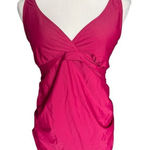 NWT Womens East Elegant Maternity Cranberry Swimsuit Bathing Suit Photo 0