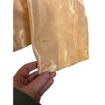 Dismero Women's Blazer Jacket Y2K Vermoda SPA Satin Lined Zipper Pocket Small Orange Size 4 Photo 7