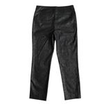 Chico's Chico’s Brigitte Sliming Pull On Pants Women’s Size 1.5 US 10 Black Ankle Shiny Photo 6