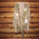 Mac Duggal NWT  CAPE BACK GEOMETRIC SEQUIN ROBE DRESS M 8 10 Photo 5