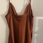 Hollister  brown slip dress size L Photo 4