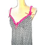 Steve brand black and white print cute Nighty. Cute ruffled bottom half Black Size L Photo 5