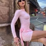 Revolve LIONESS Glory Mini Dress in Blush Size X-Small Photo 12