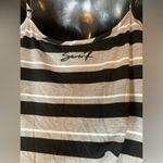 Seven7  striped drop waist high low dress Photo 5