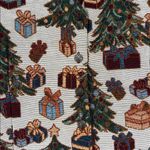White Stag  Maroon Christmas tree tapestry Vest XL holiday presents Photo 6