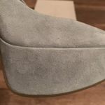 Jessica Simpson “Devin” Platform Heels Size 7 Seafoam Green Suede NEW Photo 4