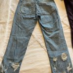 Vervet Mid waist ripped straight leg jeans Photo 3