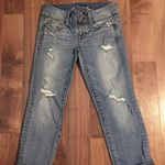 American Eagle NWOT Denim Capri Artist Jeans Size 00 Photo 0