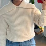 H&M Cream Knit Oversized Sweater Photo 2