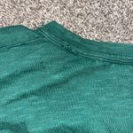 Pilcro  Teal Ruffled Blouse Photo 5