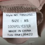 Tobi  Blouse Light Blush Pink Shirt XS Extra Small Photo 2