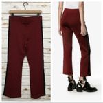 Ganni NWT Bootcut Lace Panel Trousers - Burgundy - XS* Photo 2