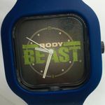 beachbody unisex 38mm Quartz wrist watch blue silicone band fresh battery Photo 1