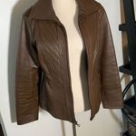 Avanti  brown jacket size small leather Photo 0