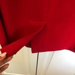 Karl Lagerfeld Red  Paris 3/4 Flutter Sleeve Sheath Dress Size 4 Photo 6