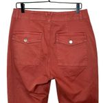 Veronica Beard Women’s Arya Straight Leg High Rise Pants Terracotta Size 30/10 Photo 5