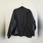 Torrid  Dark Gray and Black Faux Leather/ Wool Motor Jacket Photo 2