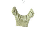 Billabong Women's Green & White Floral Crop Top S Photo 4