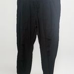 Cloth & Stone  Jogger Black Tencel Distressed Minimalist Relaxed Casual Pants M Photo 0