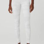 Alo Yoga Size XS High-Waist White Camo Vapor Legging Compresses Lift Preppy Fem Photo 0