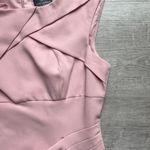 Adrianna Papell Pleated Crepe Sheath Dress Size Size 2 Photo 4