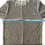 Free People Intimately  Gold Sequin Long Sleeve Top - Size S Photo 5