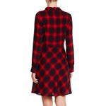 Skies Are Blue 💕B 💕 Lumberjack Dress ~ Red Blue Buffalo Plaid 2 = US Large NWT Photo 1