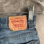 Levi's Levi’s 569 Loose Straight Cutoff Denim Shorts Women’s 10 Slim Blue Distressed Photo 5