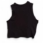 The Rolling Stones  American Flag Sleeveless Cropped Tank Top Gray Small Photo 1