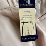 Pendleton Womens Trouser Pants Size 10 Tan Classic Fit Career Office High Waist Photo 6