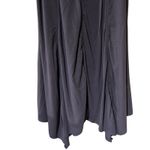 Torrid Swing Tent Dress SZ 2X Charcoal Gray Sleeveless Lace Yoke Handkerchief Photo 4