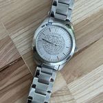 Caravelle New York by Bulova Ladies Watch Silver Pave Stainless Bracelet Dial Photo 4