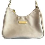 White Fox Boutique  Chain Strap Nylon Shoulder Bag Tan‎ Gold Trendy Going Out Photo 1