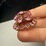 Colorful Rhinestone Brooch Pin Lot Of 3 Vintage Photo 14