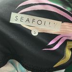 Seafolly  Las Palmas Tropical Black Athletic Leggings S Photo 6