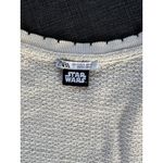 ZARA Star Wars x Crochet Cropped Vest Size S Cream Knit Yoda Cotton Blend Chic Photo 7