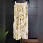 Panama Jack  Green & Cream Linen Beach Pants Wide Leg Pockets Women’s Sz XS NWT Photo 3