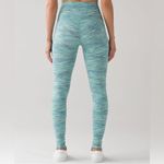 Lululemon Rare Wunder Under Pant Space Dye Camo Alberta Lake Fresh Teal Sz 6 Photo 1