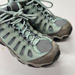 Oboz Grey Mint Green Hiking Shoes Womens 9 Gorpcore Outdoorsy Casual Lace Up Gray Photo 2